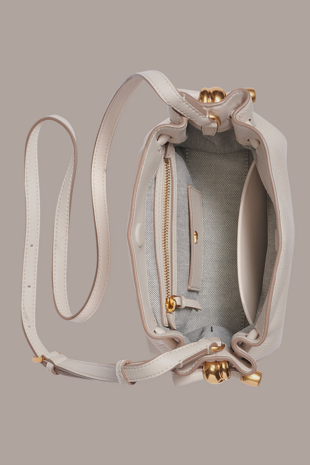 Donna Karan | CASHMERE LEATHER CROSSBODY BAG