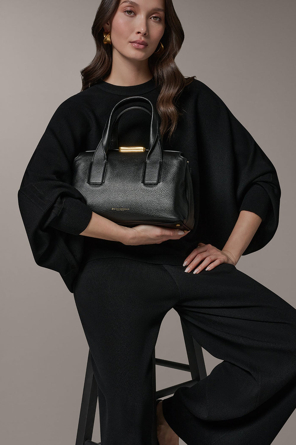 Donna Karan | AMAGANSETT LEATHER SATCHEL BAG
