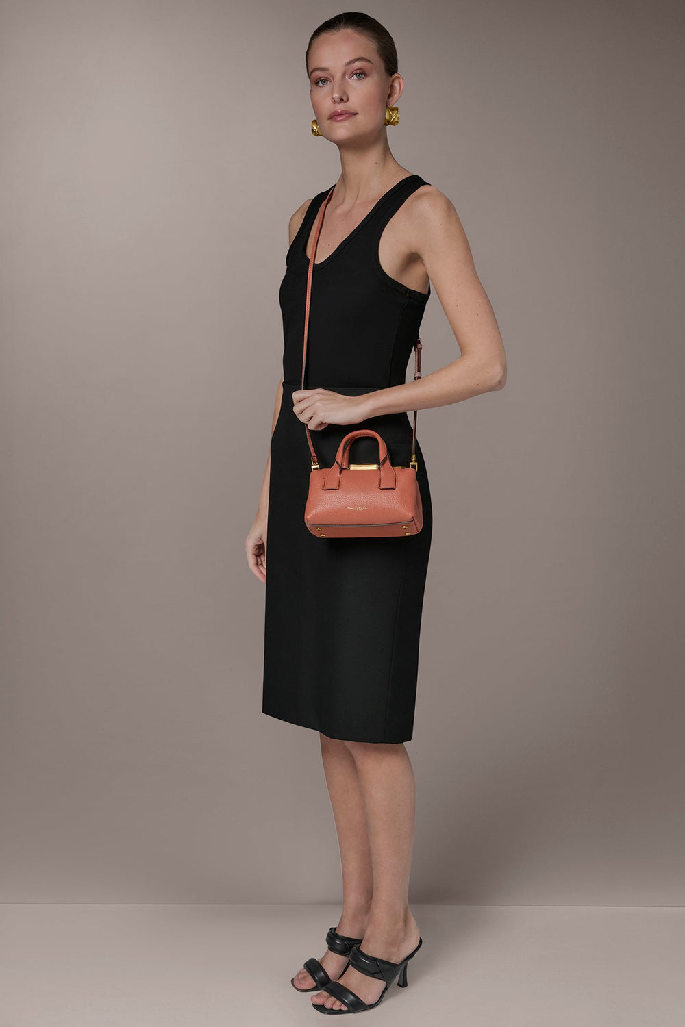 Donna Karan | AMAGANSETT LEATHER MINI SATCHEL BAG