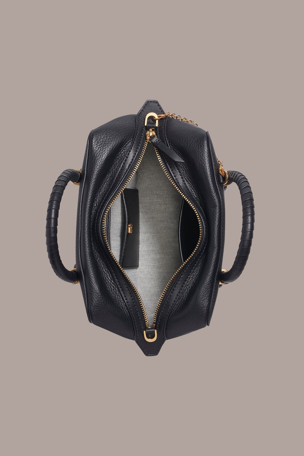 Donna Karan | CHANTILLY LEATHER MINI SATCHEL BAG