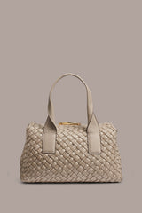 Donna Karan | AMAGANSETT WOVEN LEATHER SATCHEL BAG