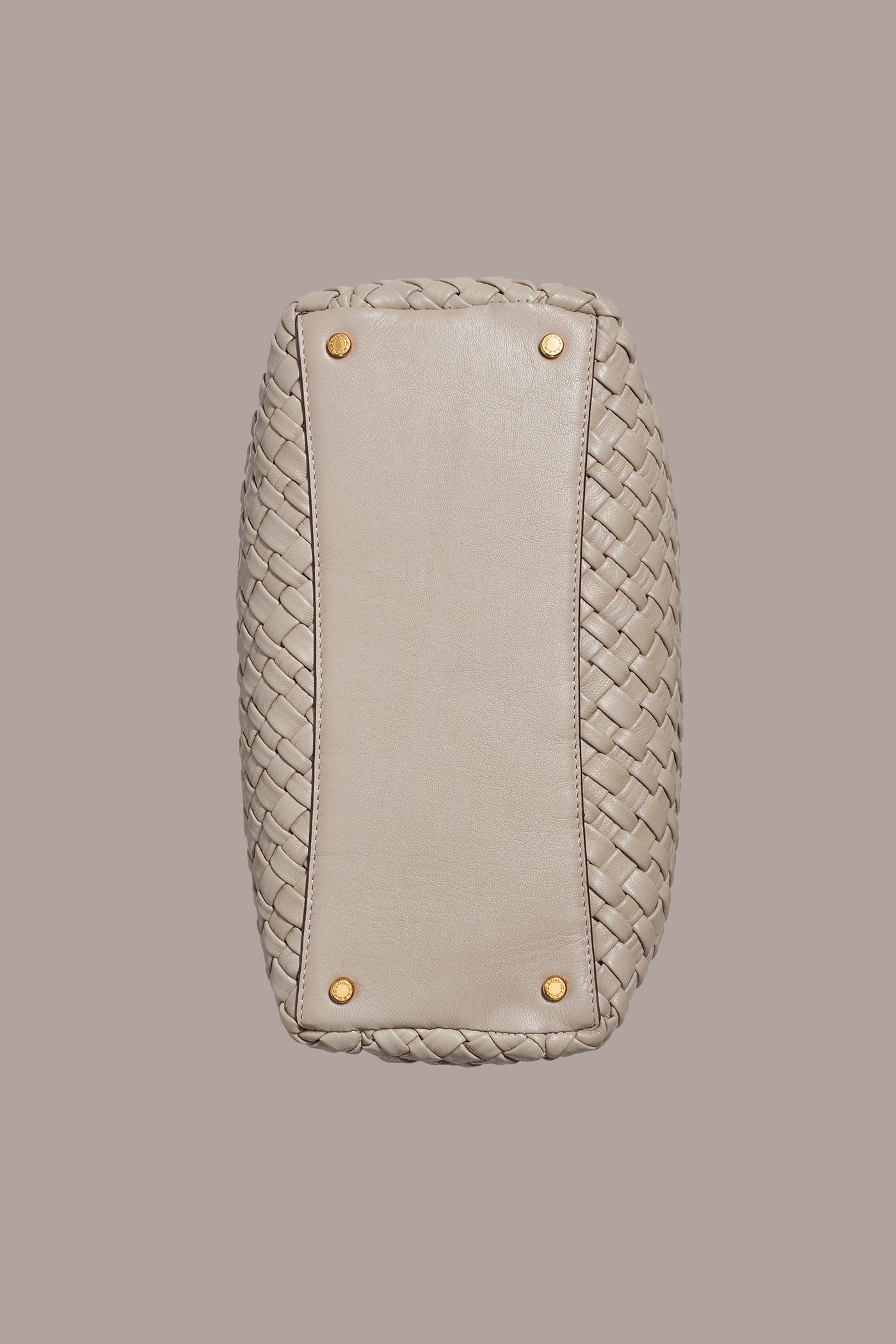 Donna Karan | AMAGANSETT WOVEN LEATHER SATCHEL BAG