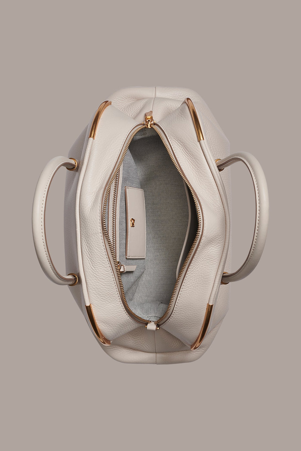 Donna Karan | SATIN LEATHER SATCHEL