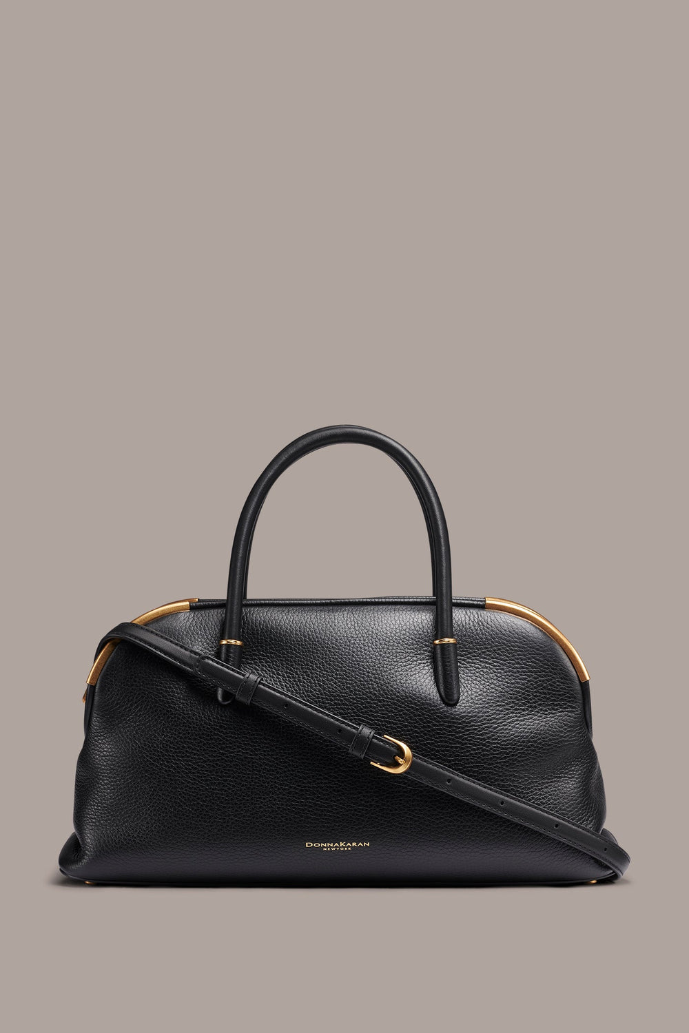 Donna Karan | SATIN LEATHER SATCHEL