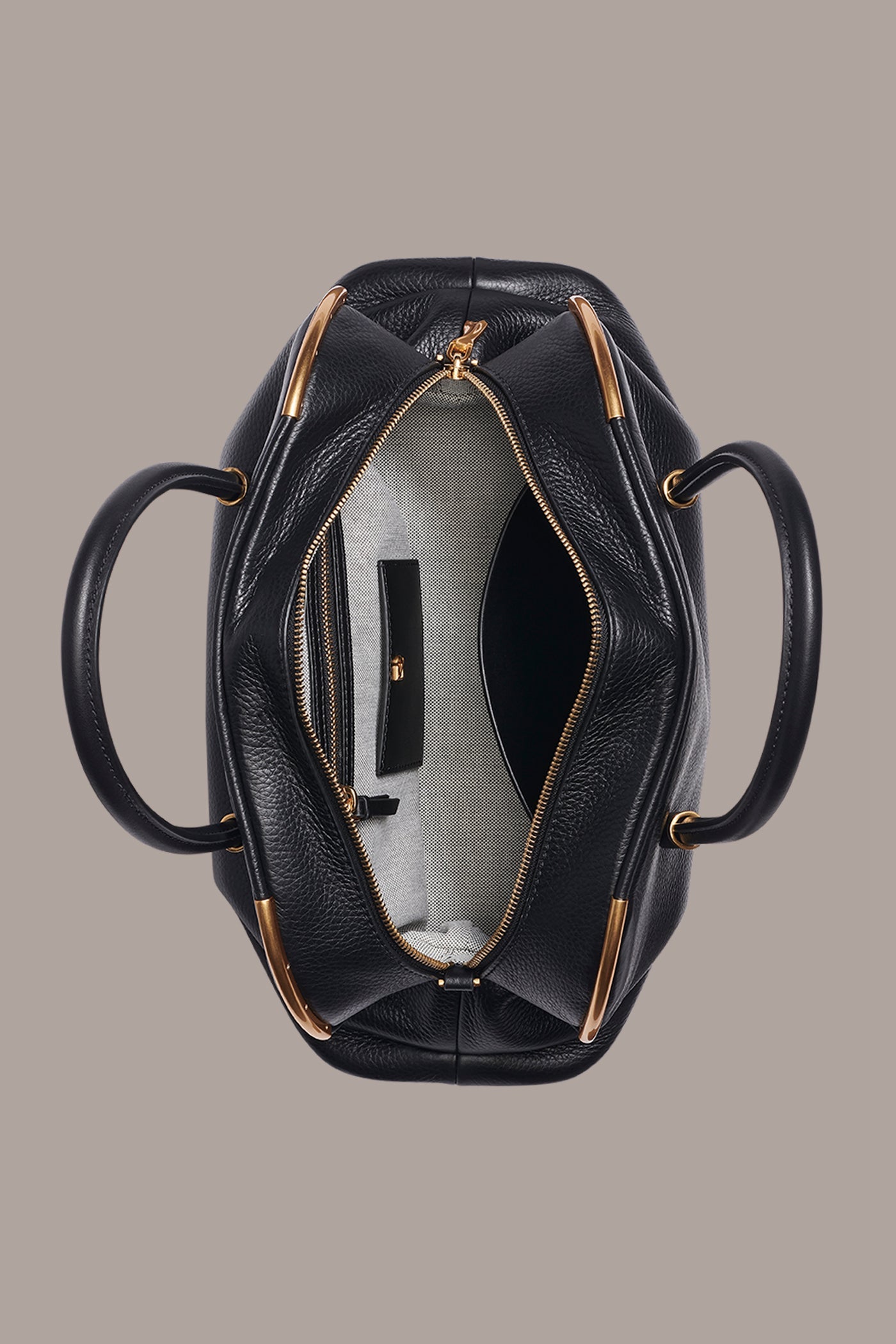 Donna Karan | SATIN LEATHER SATCHEL