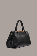 Donna Karan | POPLIN LEATHER SATCHEL BAG
