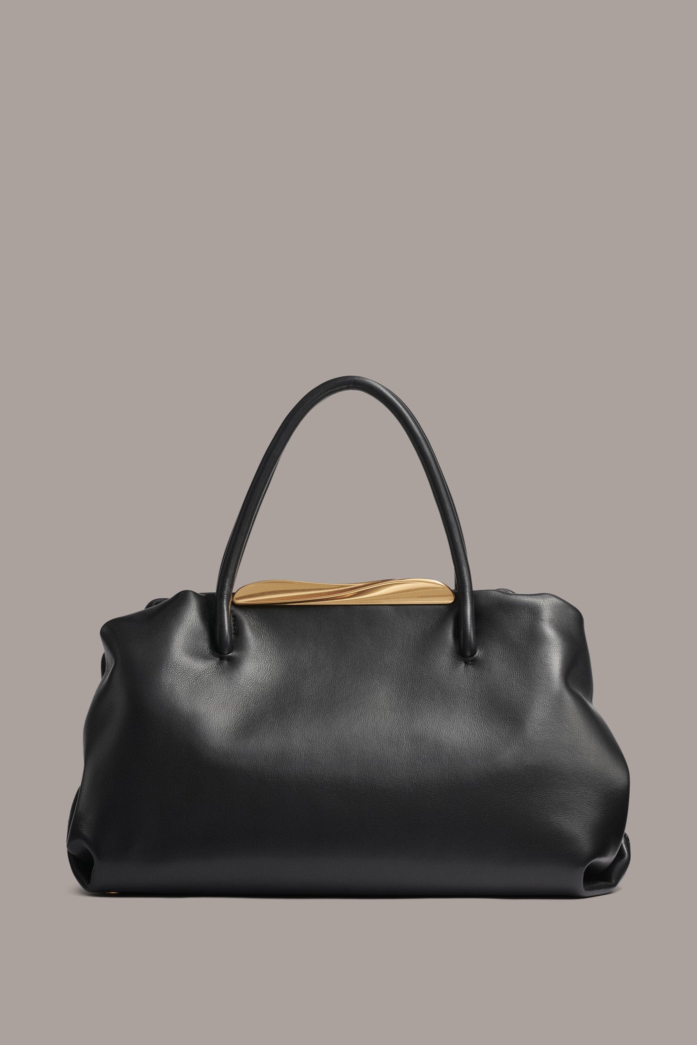 Donna Karan | POPLIN LEATHER SATCHEL BAG