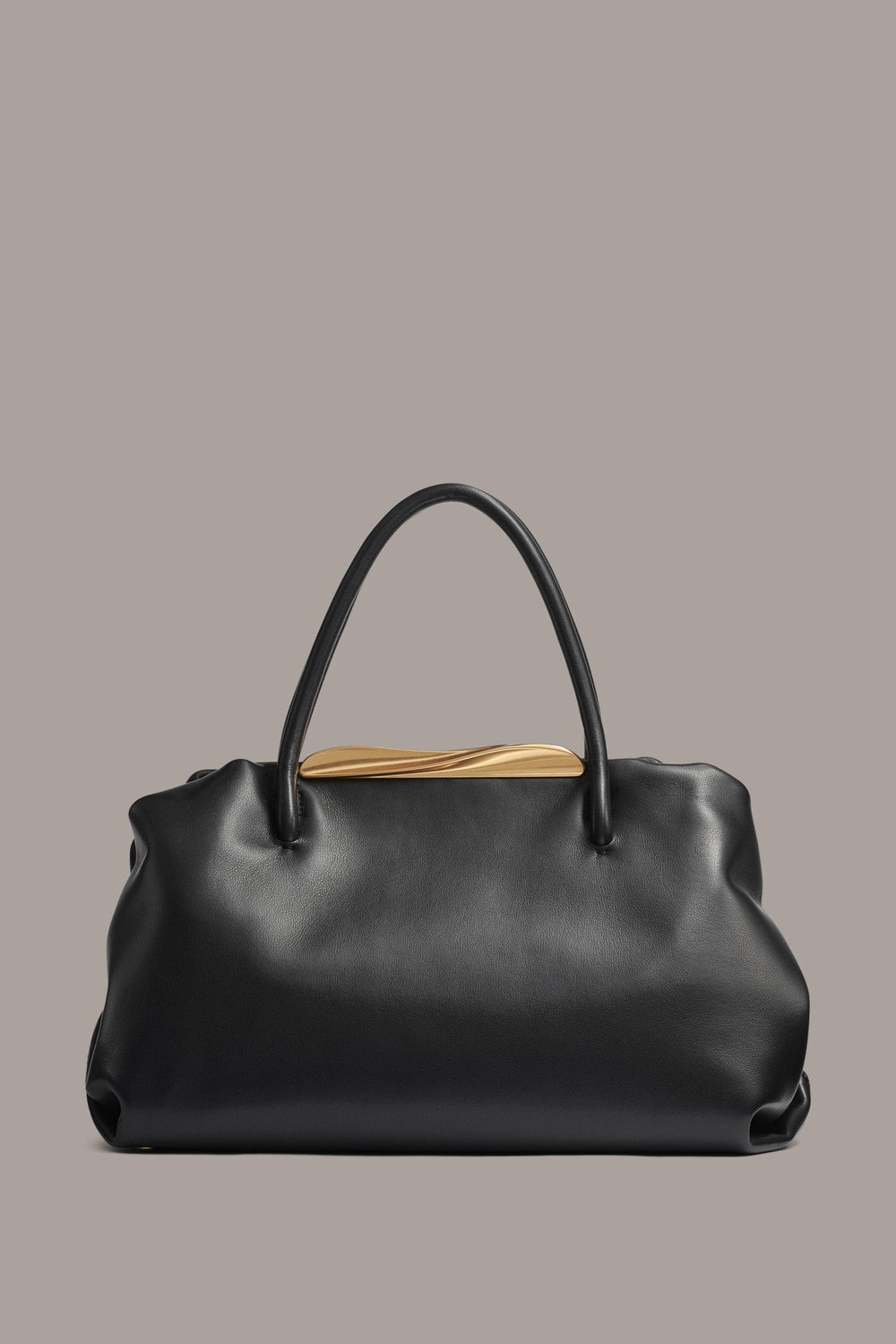 Donna Karan | POPLIN LEATHER SATCHEL BAG