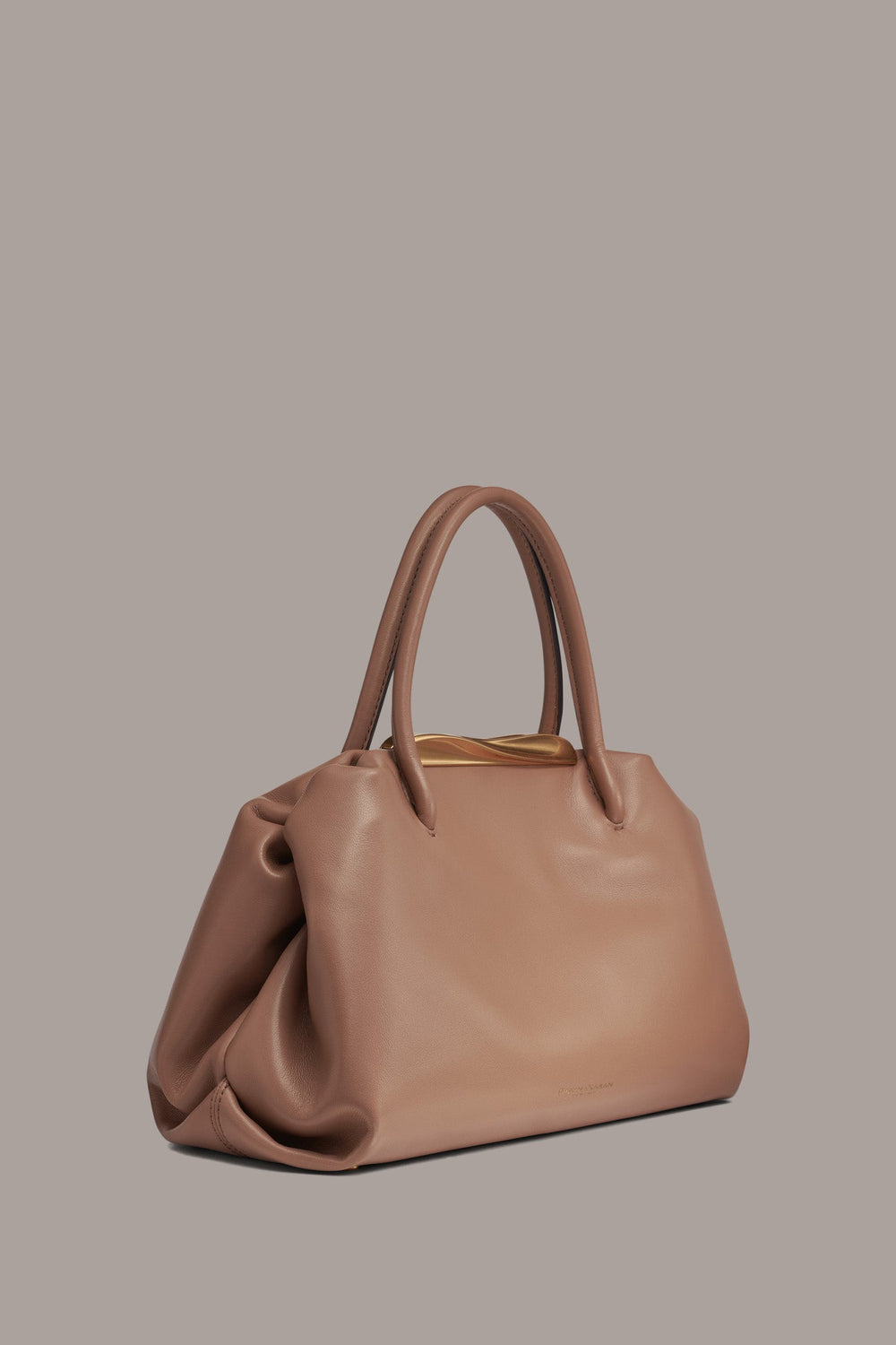 Donna Karan | POPLIN LEATHER SATCHEL BAG
