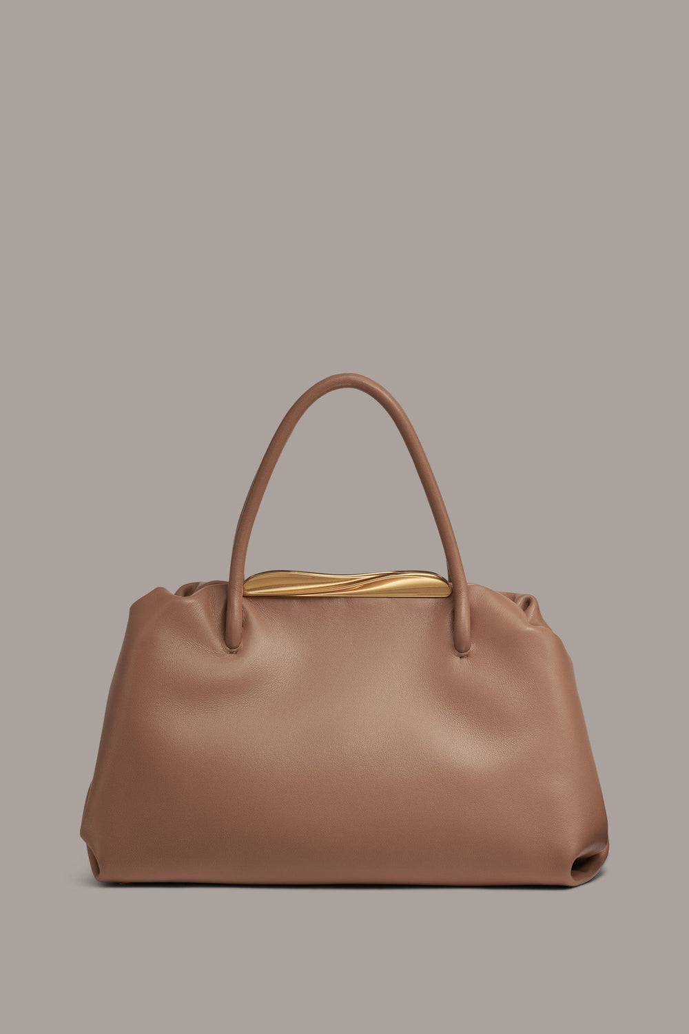 Donna Karan | POPLIN LEATHER SATCHEL BAG