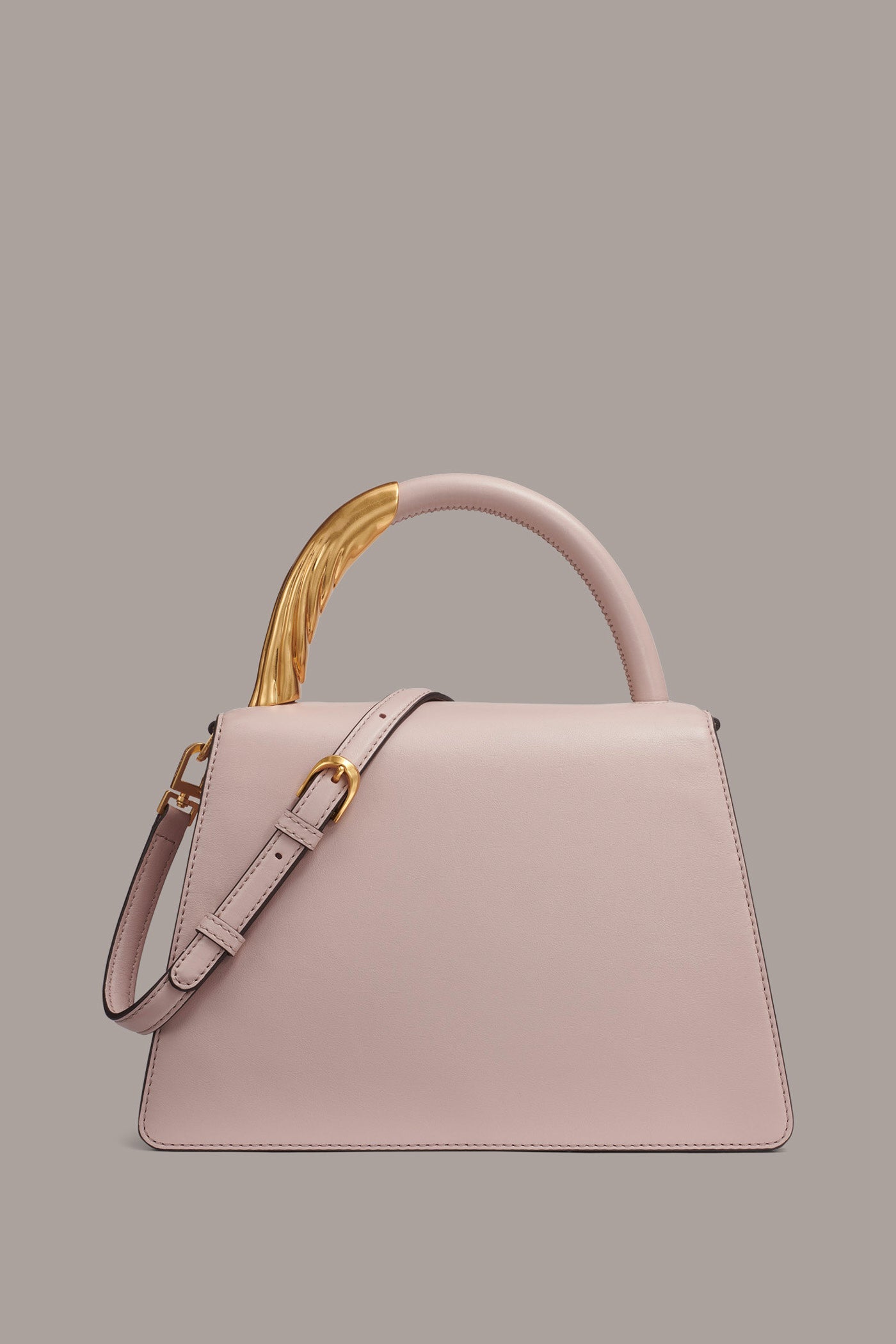 Donna Karan | TULLE GOLD-TRIMMED SATCHEL BAG