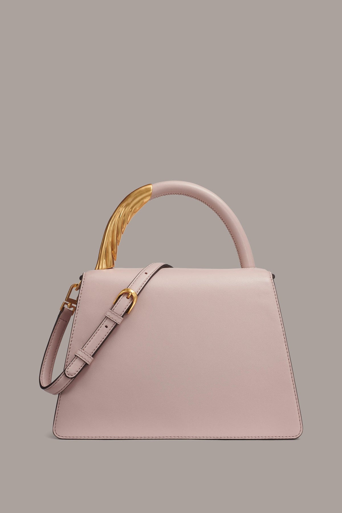 Donna Karan | TULLE GOLD-TRIMMED SATCHEL BAG
