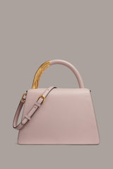 Donna Karan | TULLE GOLD-TRIMMED SATCHEL BAG