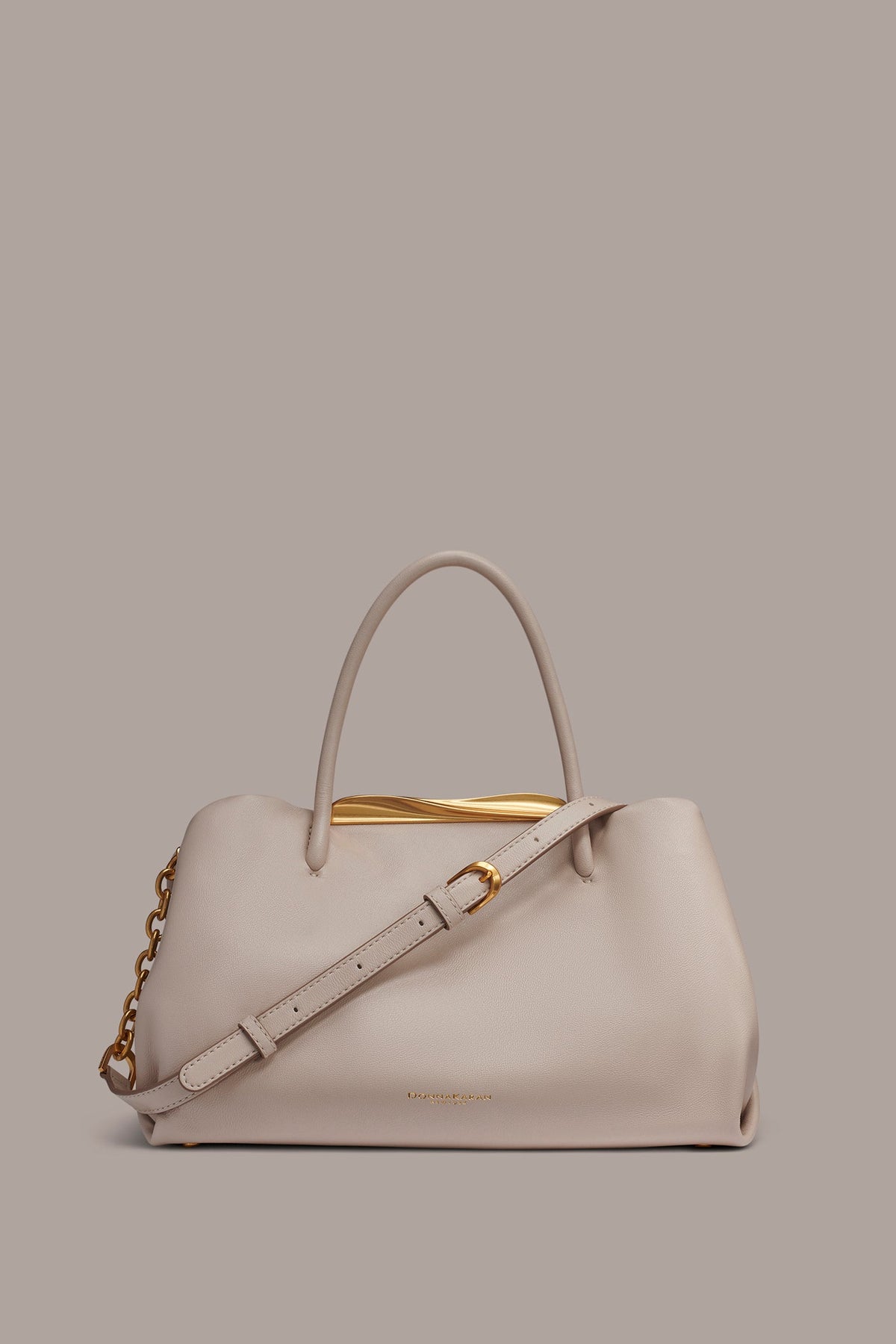 Donna Karan | POPLIN LEATHER SATCHEL BAG