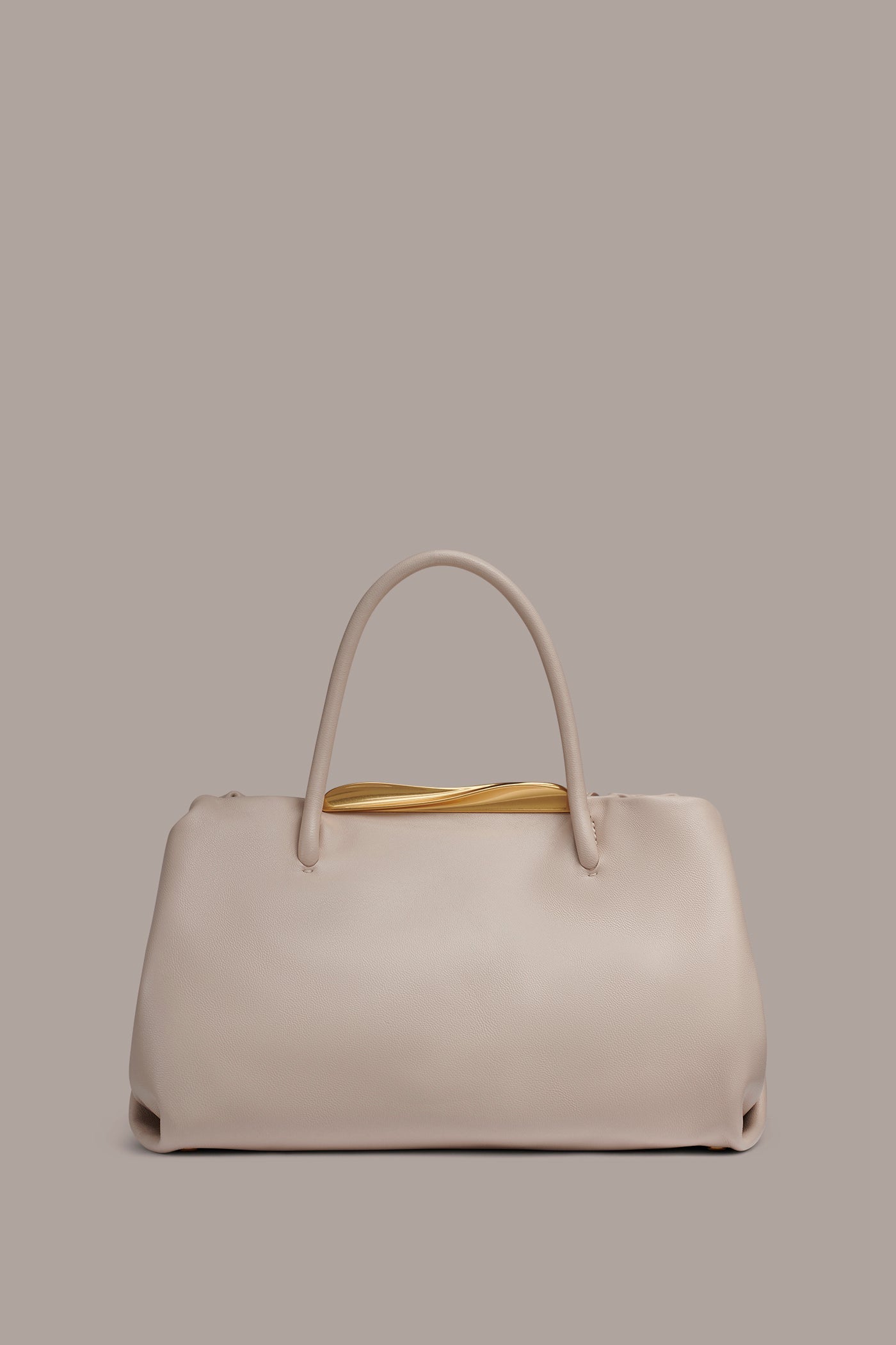 Donna Karan | POPLIN LEATHER SATCHEL BAG