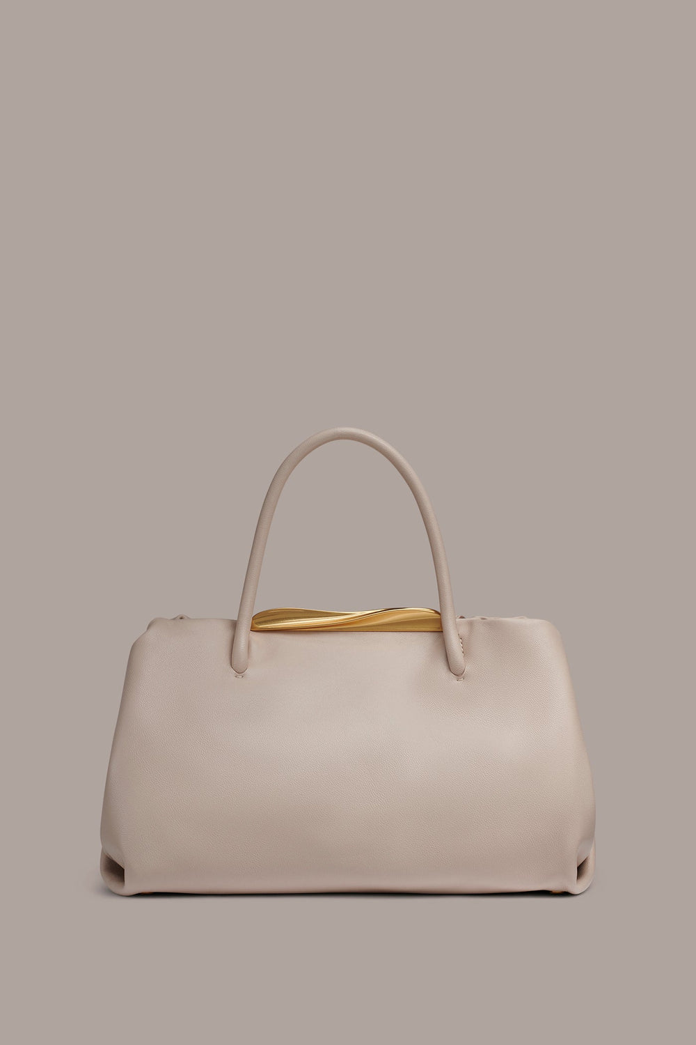Donna Karan | POPLIN LEATHER SATCHEL BAG