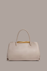 Donna Karan | POPLIN LEATHER SATCHEL BAG