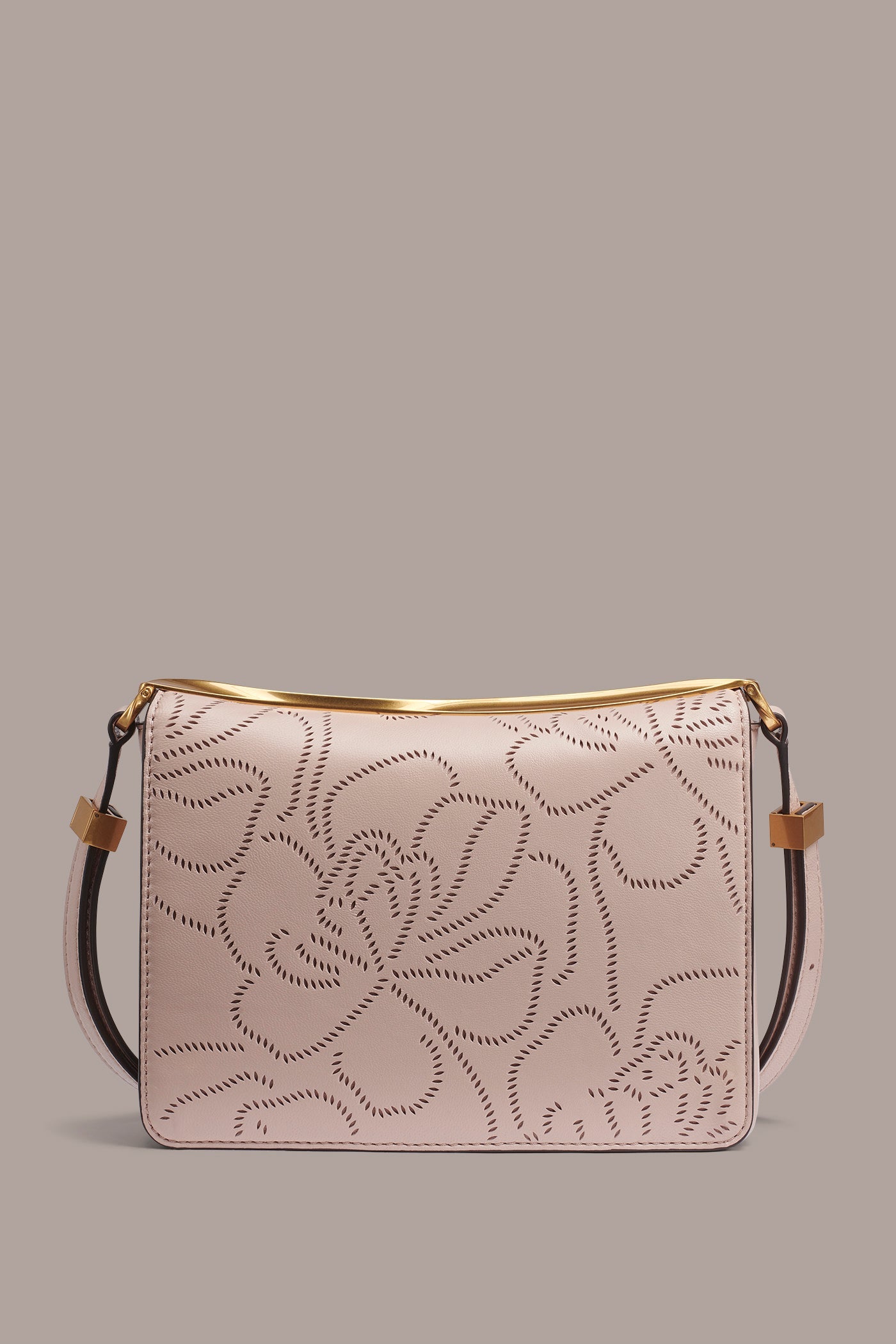 Donna Karan | JERICHO FLORAL LEATHER SHOULDER BAG