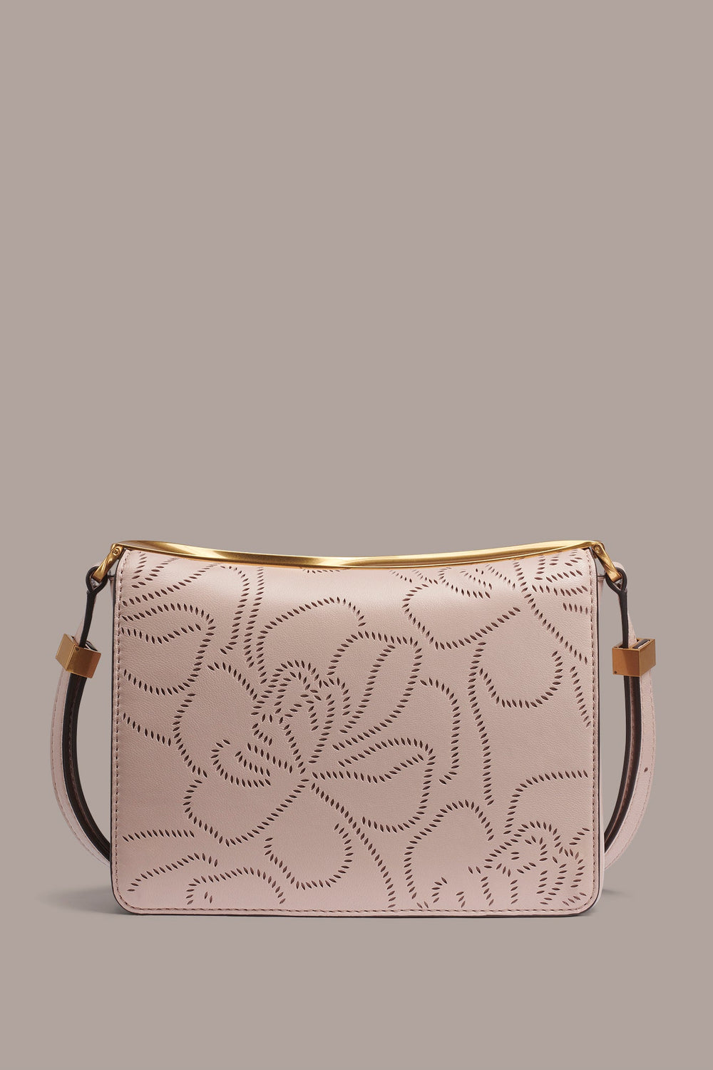 Donna Karan | JERICHO FLORAL LEATHER SHOULDER BAG