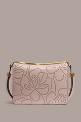 Donna Karan | JERICHO FLORAL LEATHER SHOULDER BAG