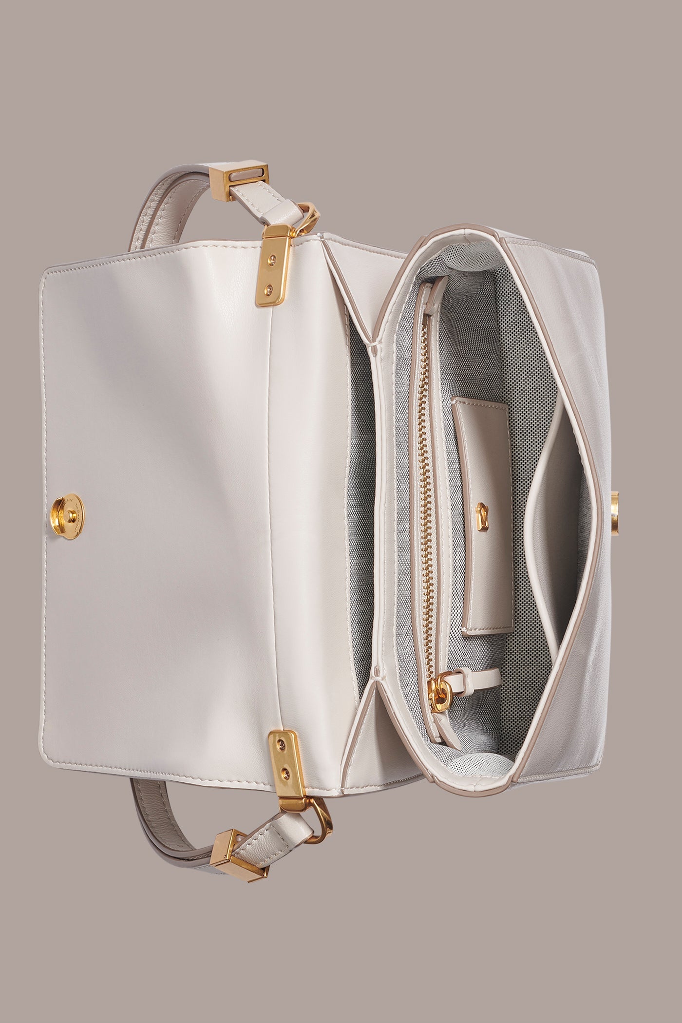 Donna Karan | JERICHO FLORAL LEATHER SHOULDER BAG