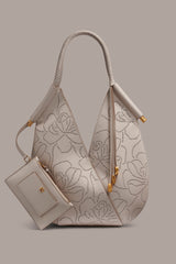 Donna Karan | BALDWIN FLORAL LEATHER MINI SHOULDER BAG