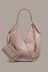 Donna Karan | BALDWIN FLORAL LEATHER MINI SHOULDER BAG