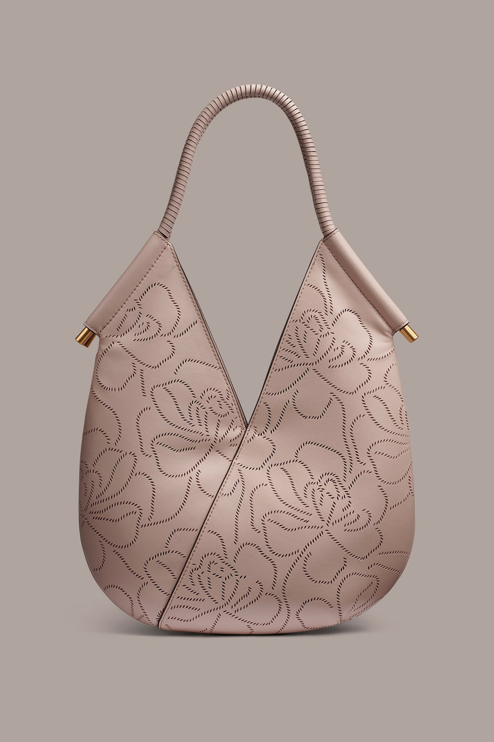 Donna Karan | BALDWIN FLORAL LEATHER MINI SHOULDER BAG