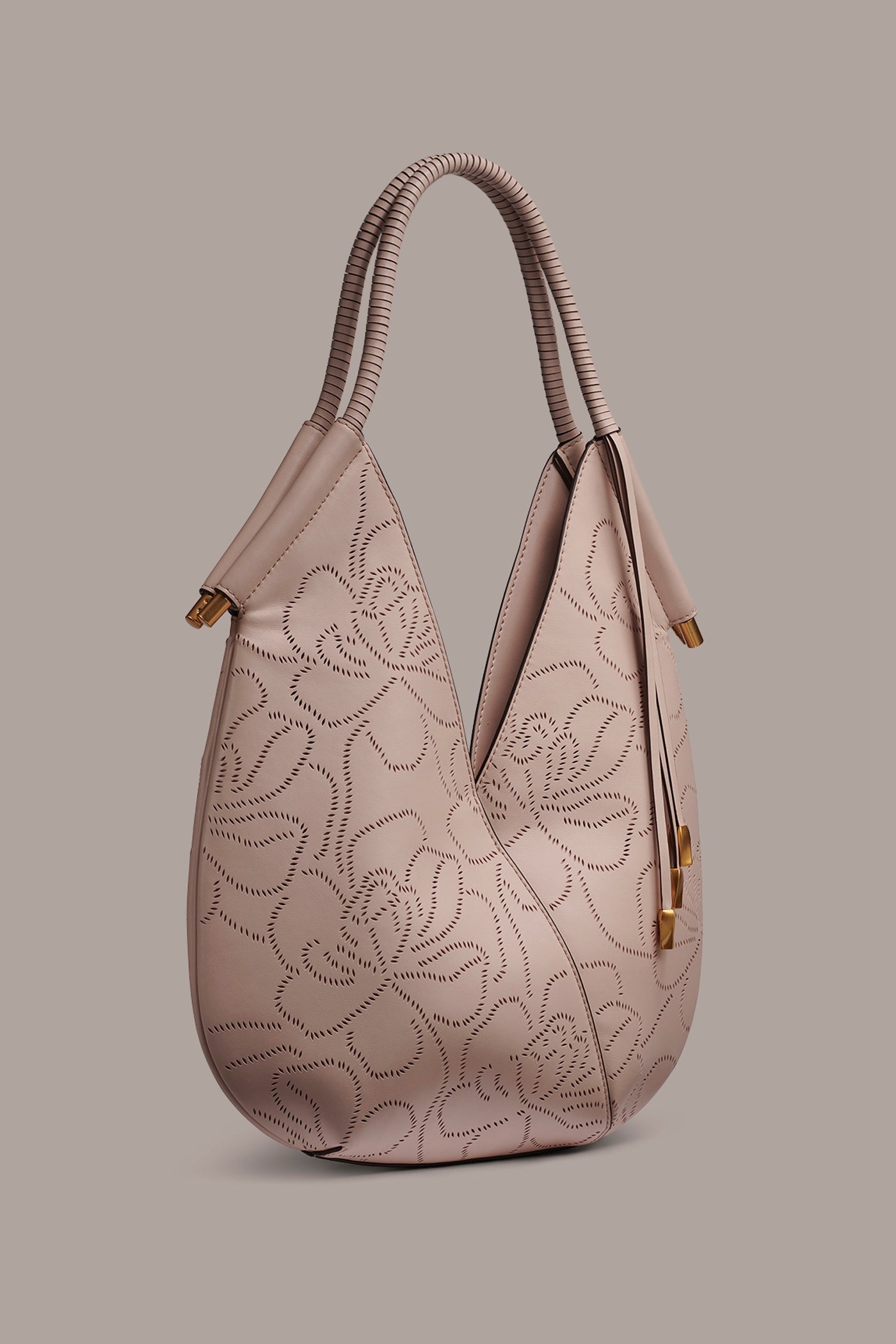 Donna Karan | BALDWIN FLORAL LEATHER MINI SHOULDER BAG