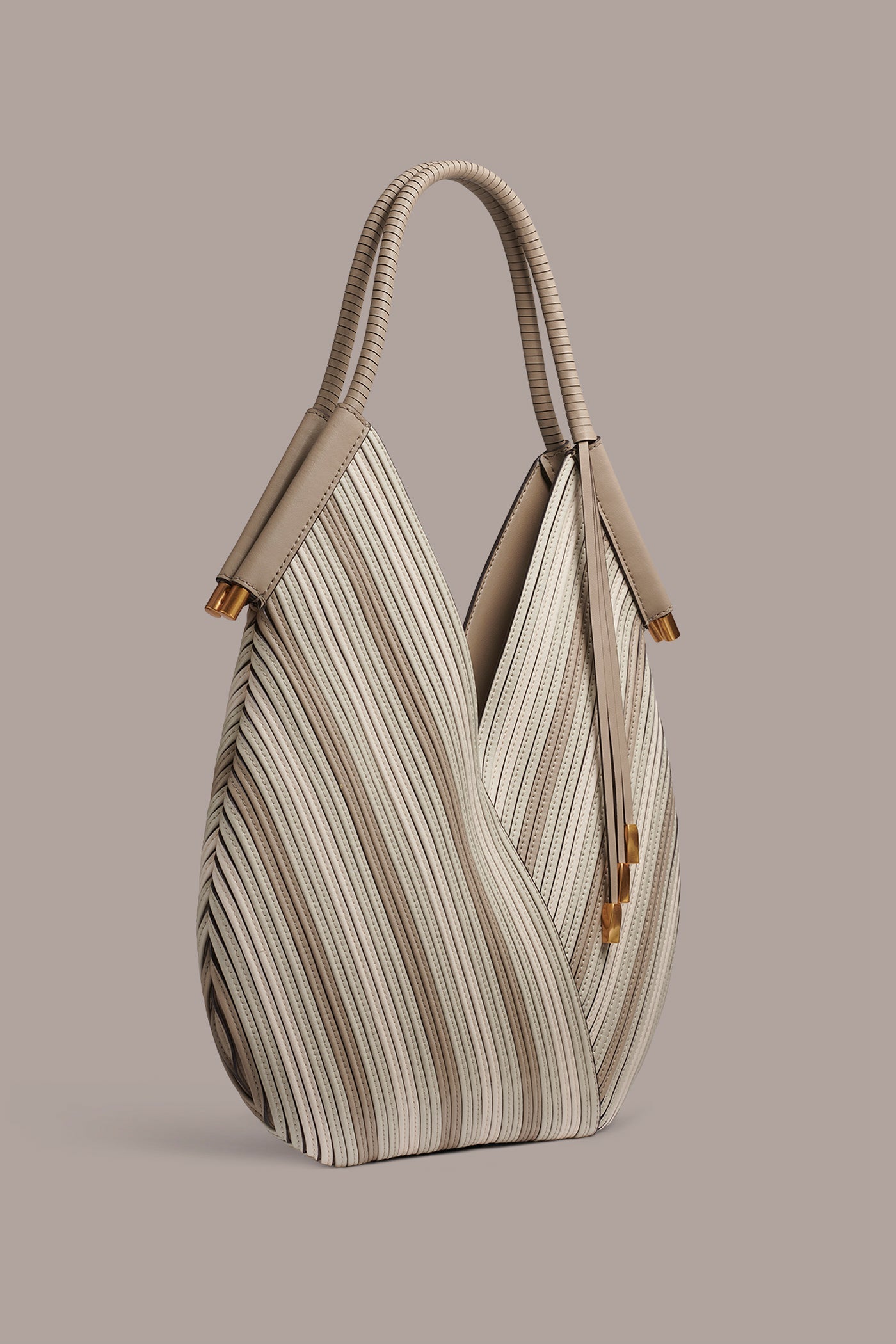 Donna Karan | BALDWIN CHEVRON LEATHER MINI SHOULDER BAG