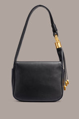 Donna Karan | TARTAN LEATHER HOBO SHOULDER BAG