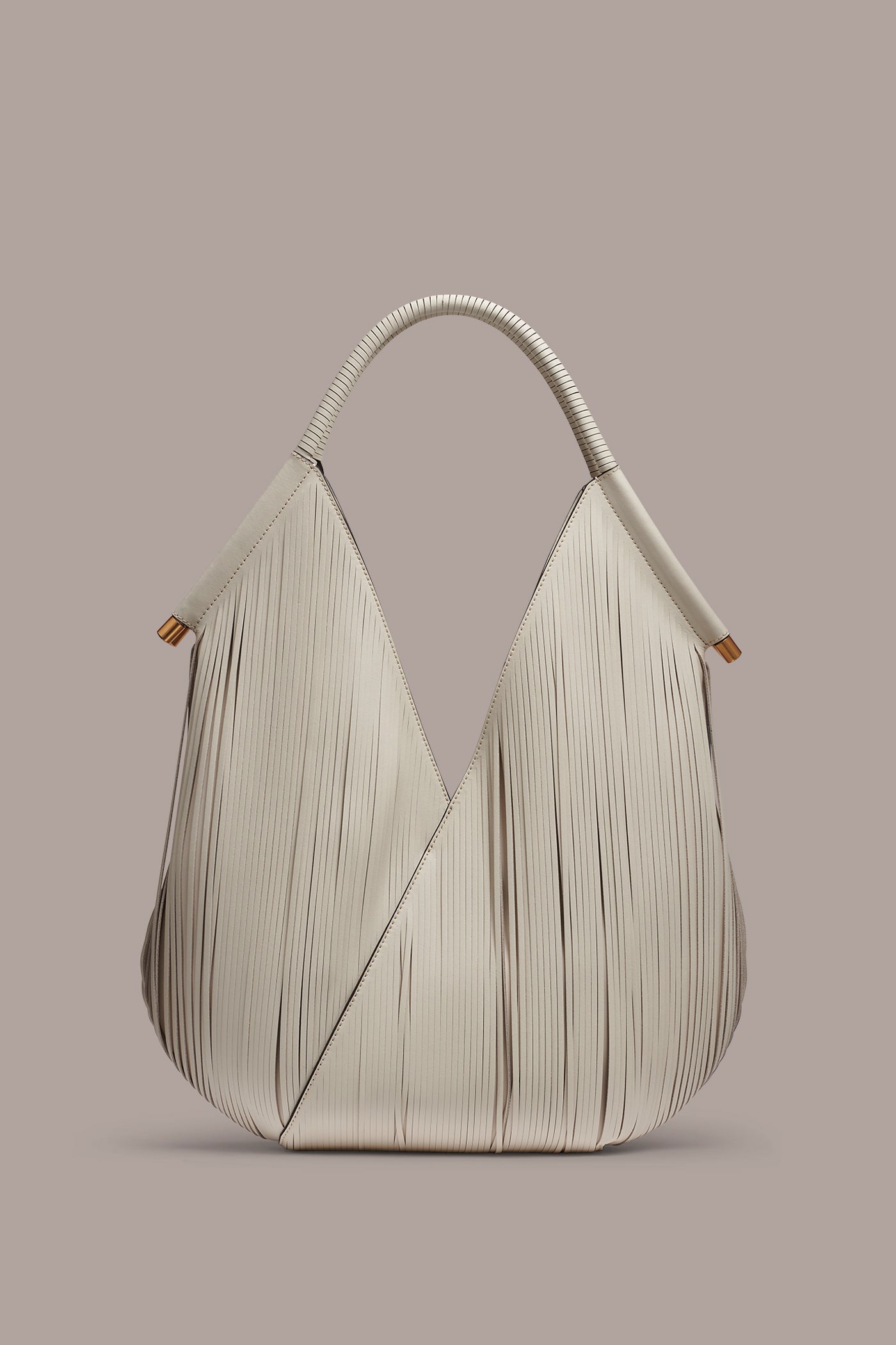 Donna Karan | BALDWIN FLORAL LASER-CUT LEATHER LARGE SHOULDER BAG