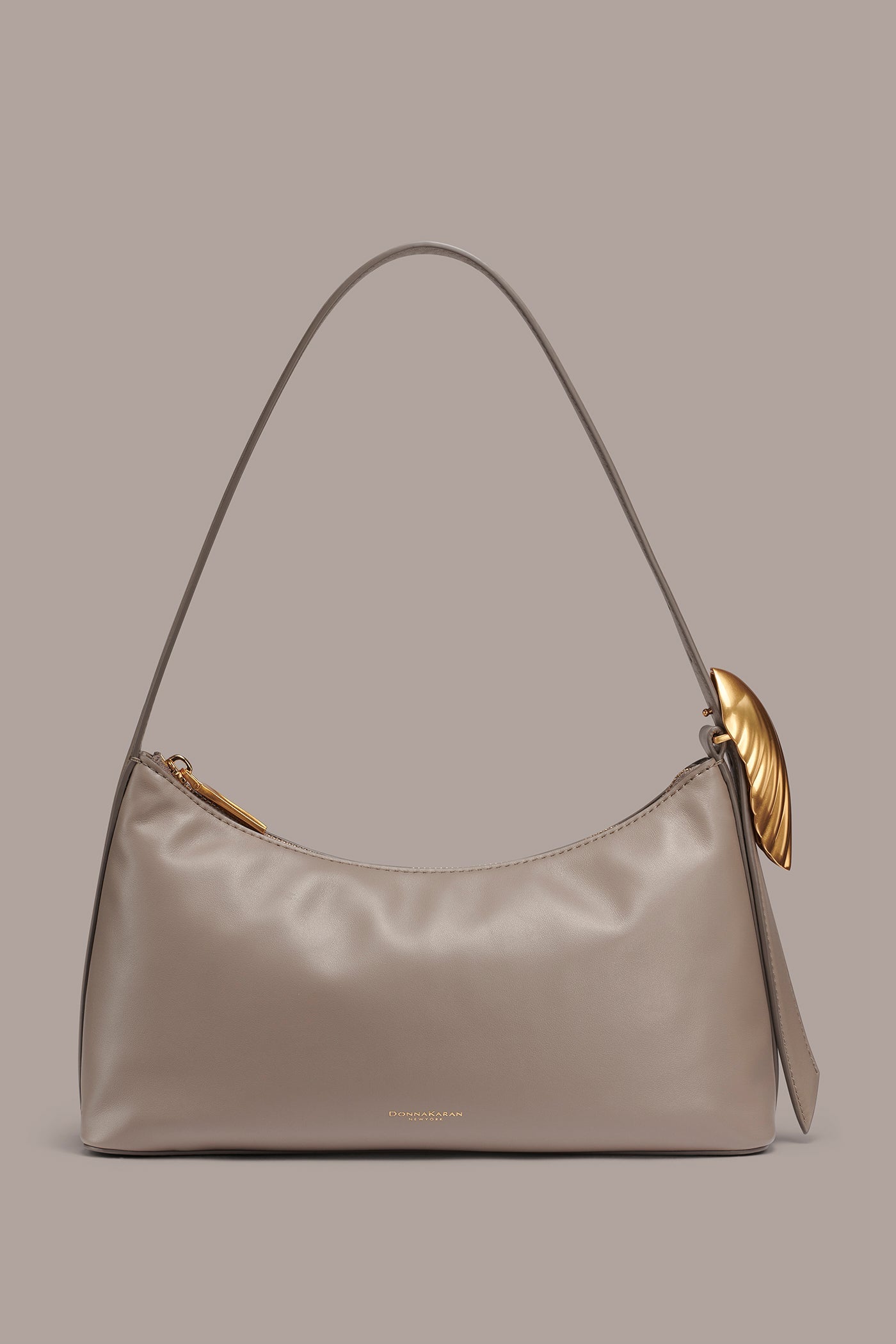 Donna Karan | GEORGETTE LEATHER SHOULDER BAG