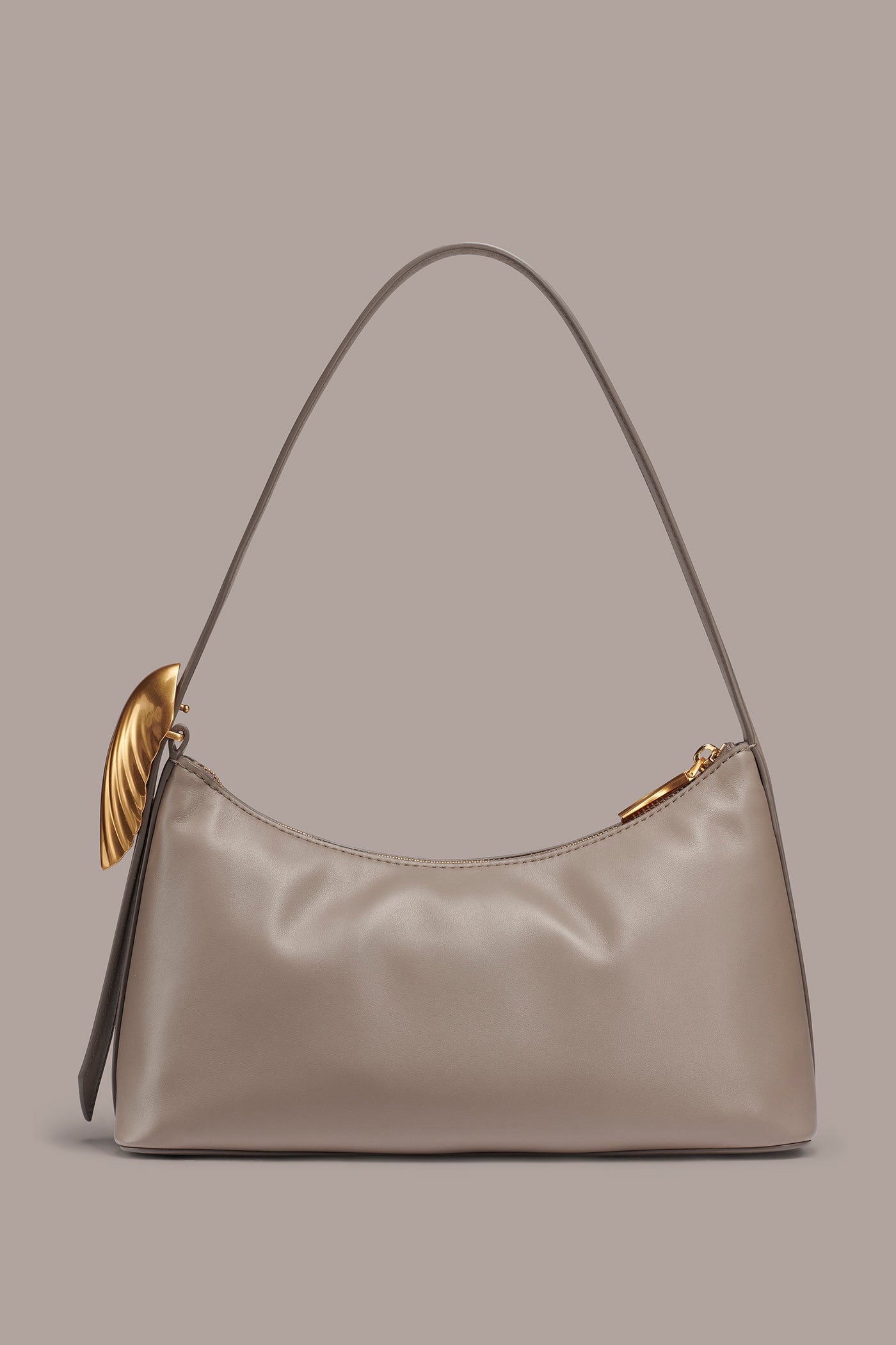 Donna Karan | GEORGETTE LEATHER SHOULDER BAG