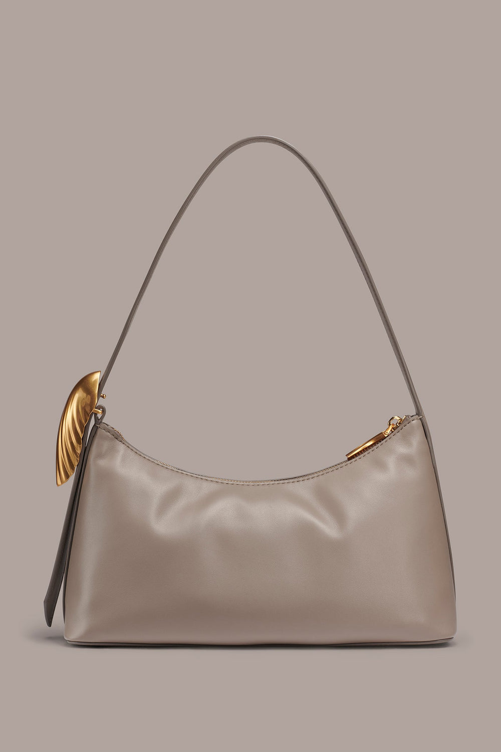 Donna Karan | GEORGETTE LEATHER SHOULDER BAG