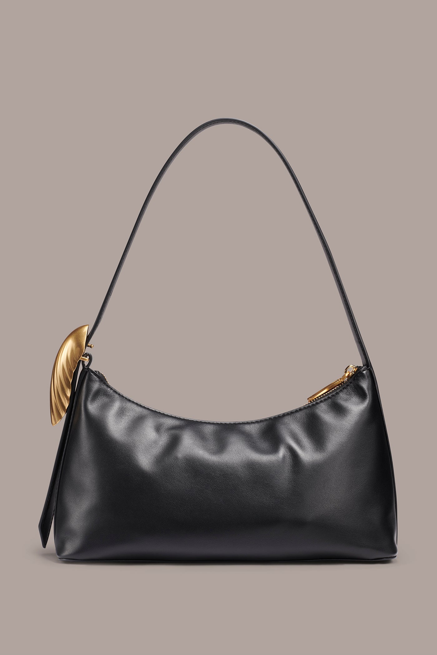 Donna Karan | GEORGETTE LEATHER SHOULDER BAG