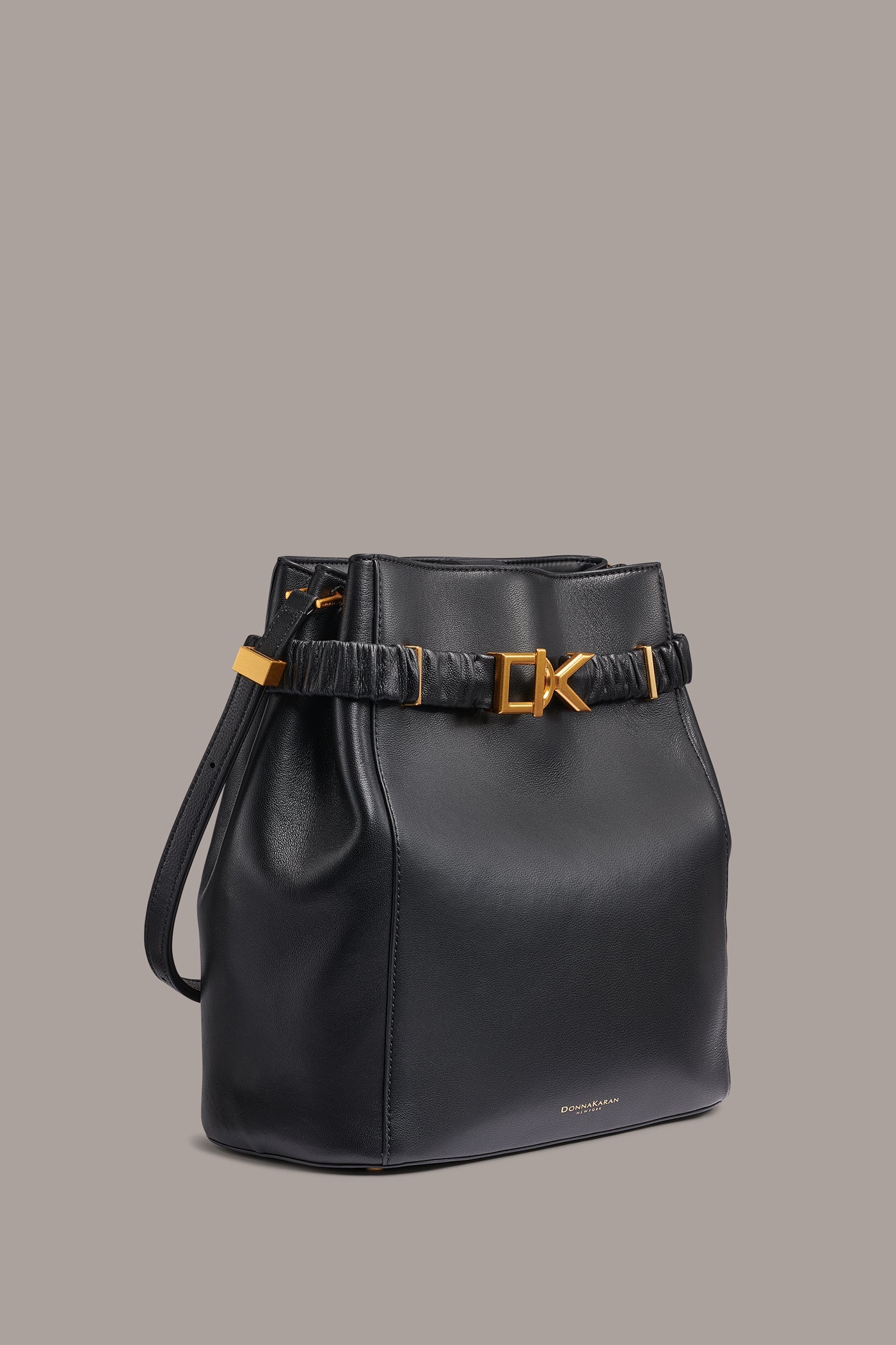 Donna Karan | GINGHAM BUCKET BAG