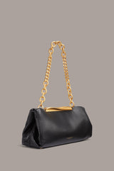 Donna Karan | POPLIN LEATHER CLUTCH