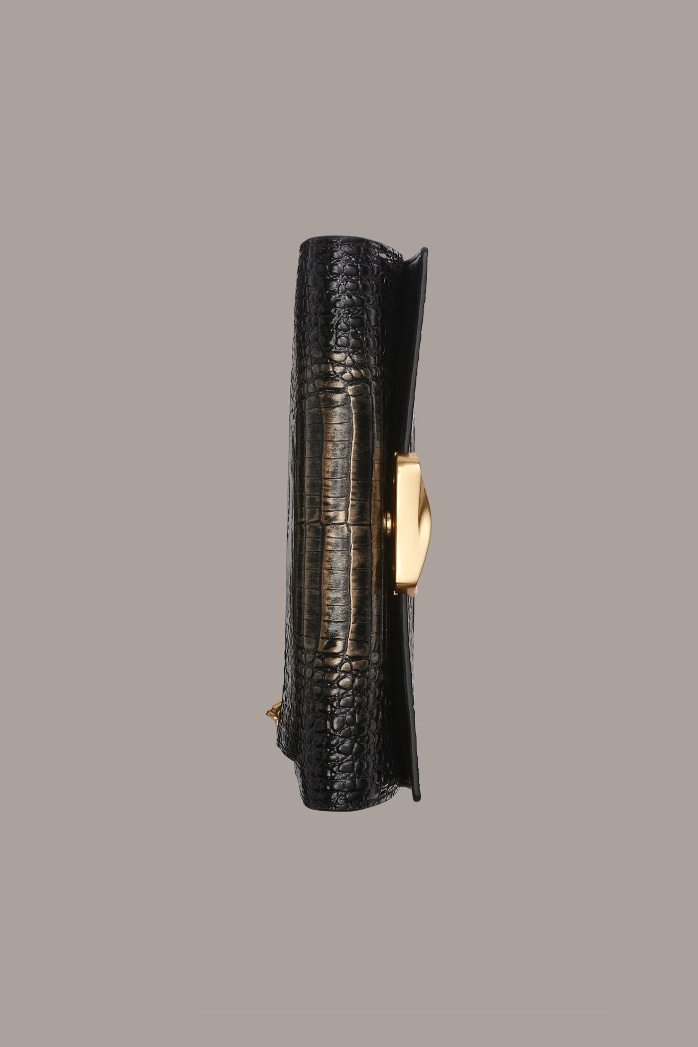 Donna Karan | AMAGANSETT METALLIC CROC-EFFECT FLAP WALLET