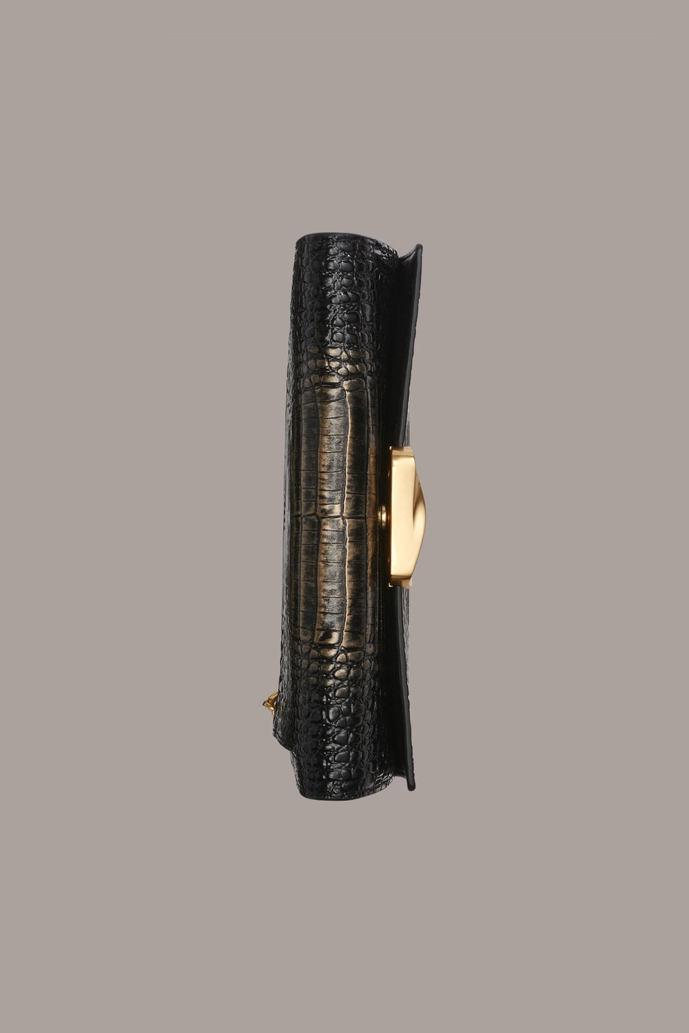 Donna Karan | AMAGANSETT METALLIC CROC-EFFECT FLAP WALLET