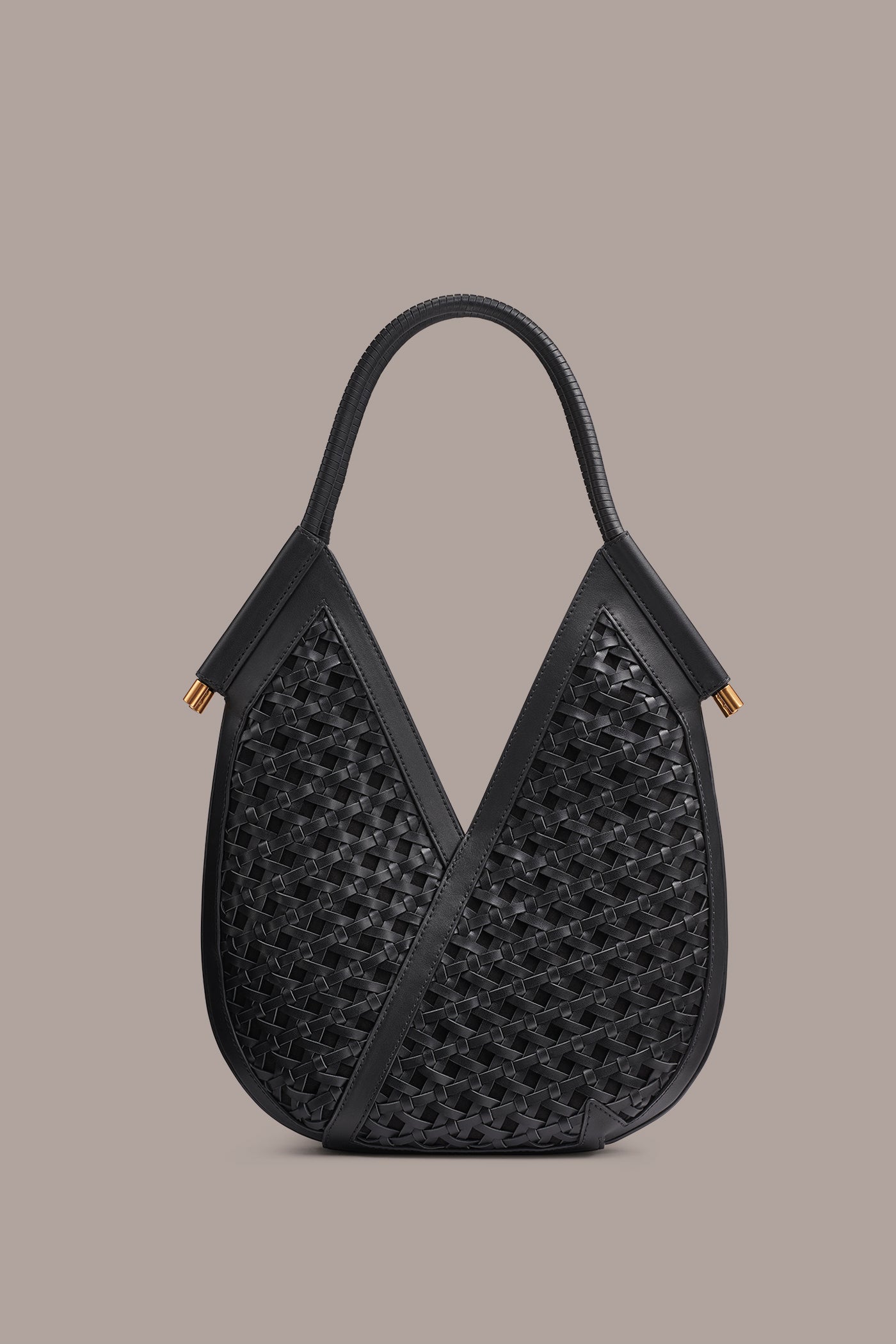 Donna Karan | BALDWIN MINI WOVEN GROMMET SHOULDER BAG