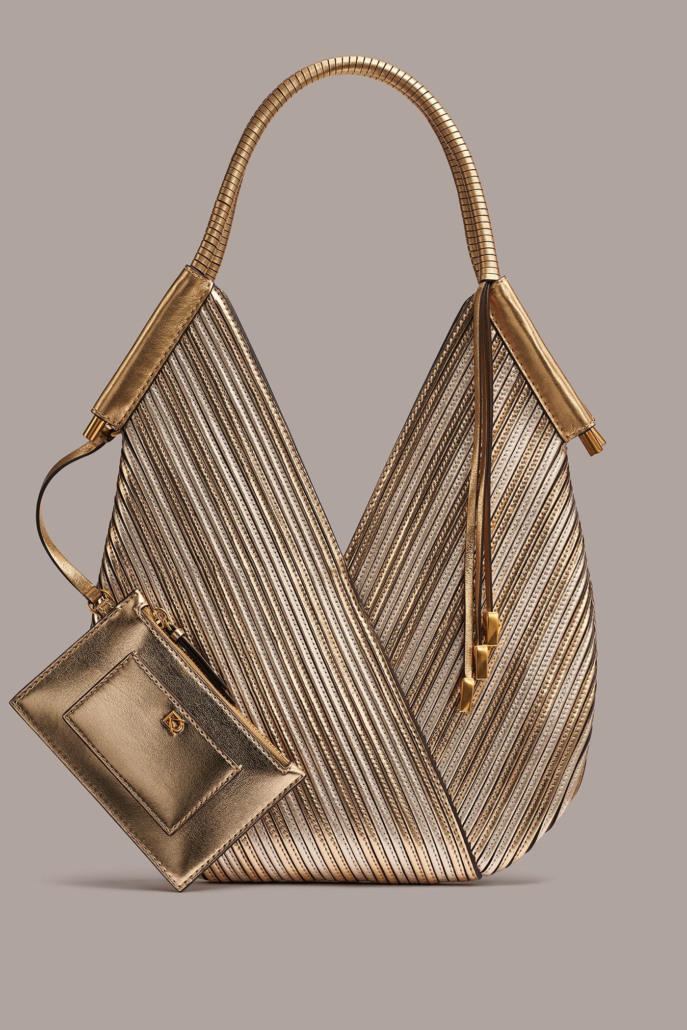 Donna Karan | BALDWIN MINI METALLIC SHOULDER BAG