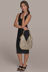 Donna Karan | BALDWIN MINI METALLIC SHOULDER BAG