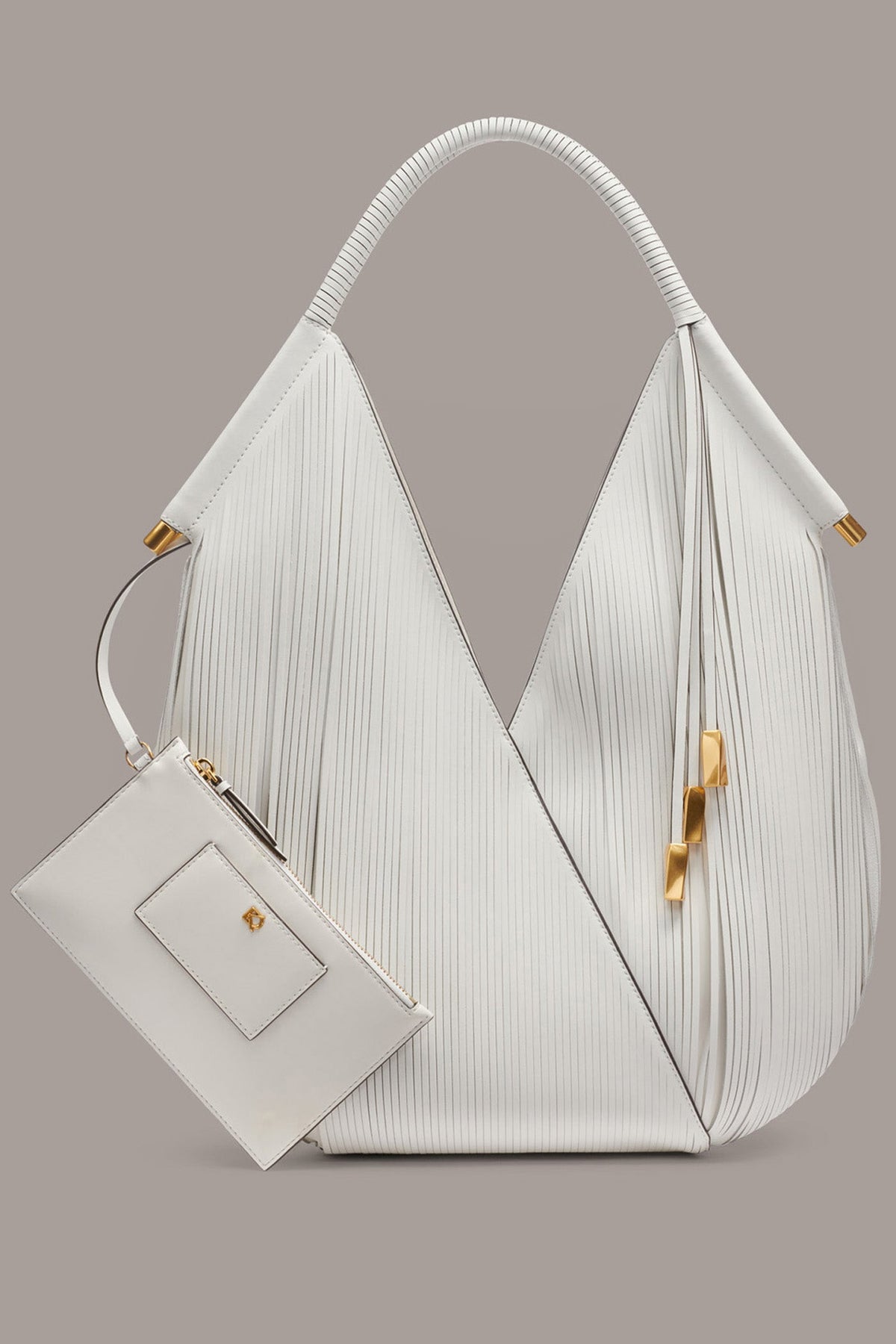 Donna Karan | BALDWIN LARGE LASER-CUT SHOULDER BAG