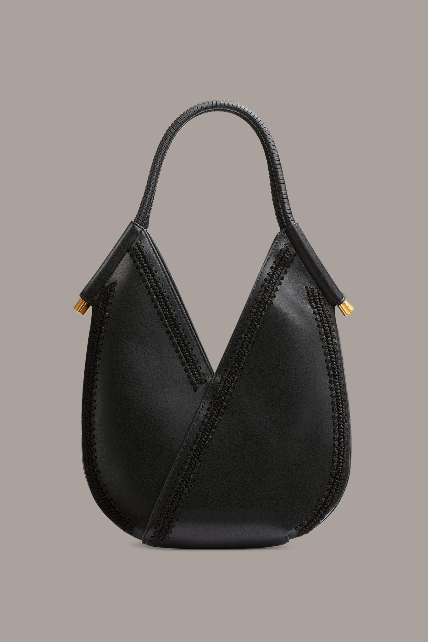 Donna Karan | BALDWIN MINI CROCHET-TRIMMED SHOULDER BAG