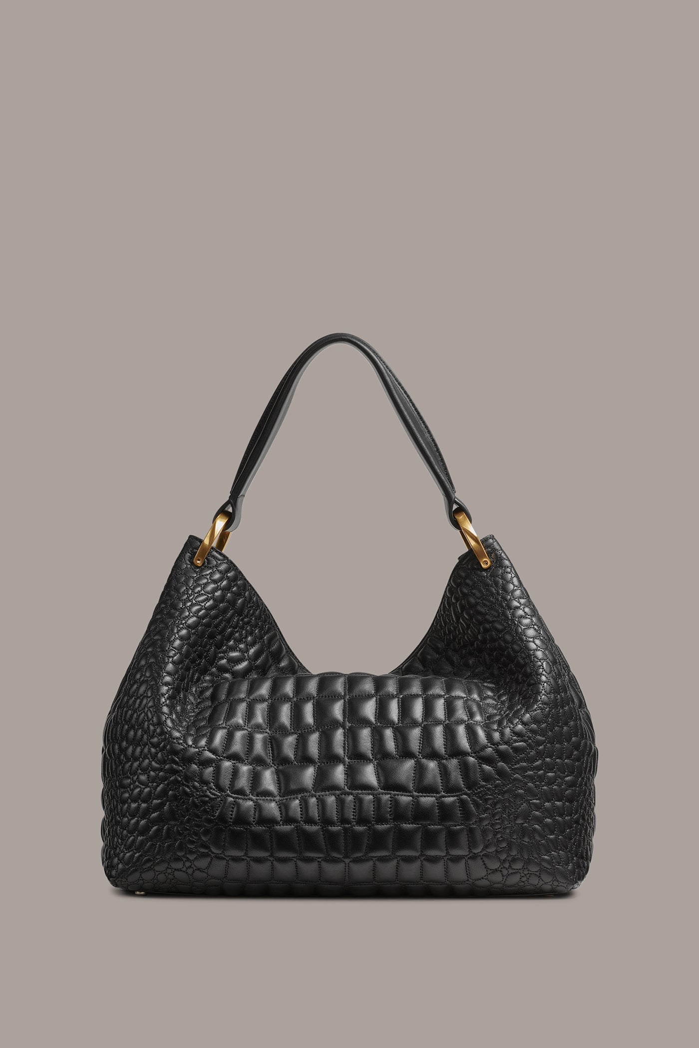 Donna Karan | GLENWOOD CROC-EFFECT SHOULDER BAG