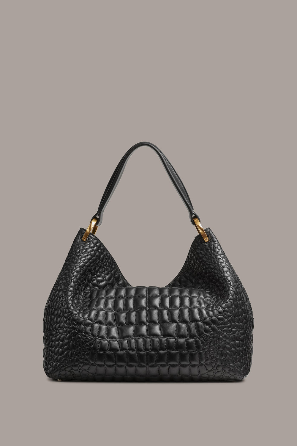 Donna Karan | GLENWOOD CROC-EFFECT SHOULDER BAG