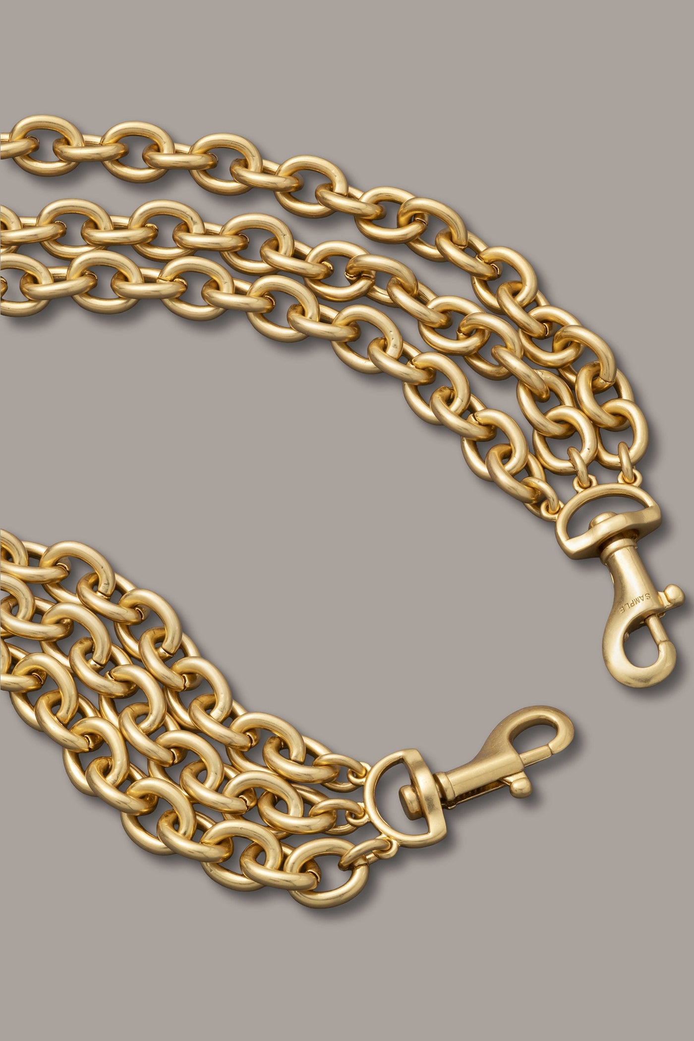 Donna Karan | MULTI ROW CHAIN LINK COLLAR NECKLACE