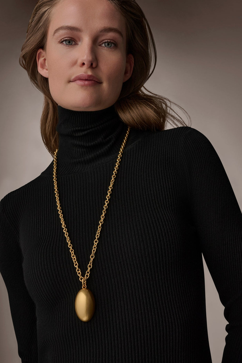 Donna Karan | LONG PEBBLE PENDANT NECKLACE