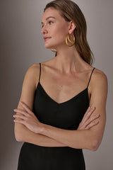 Donna Karan | ORGANIC MOLTEN MULTI ROW HOOP EARRING